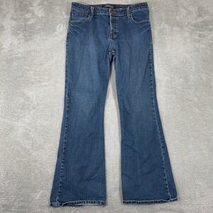 Levis Flare Jeans Juniors 13 (32x31) Blue Low Rise Y2K Denim 2000s